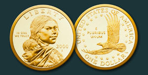 Sacagawea Golden Dollar