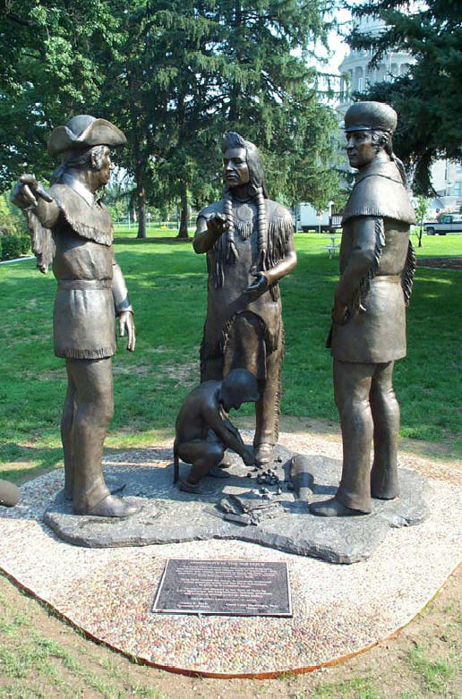 Lewis and Clark with Nez Perce